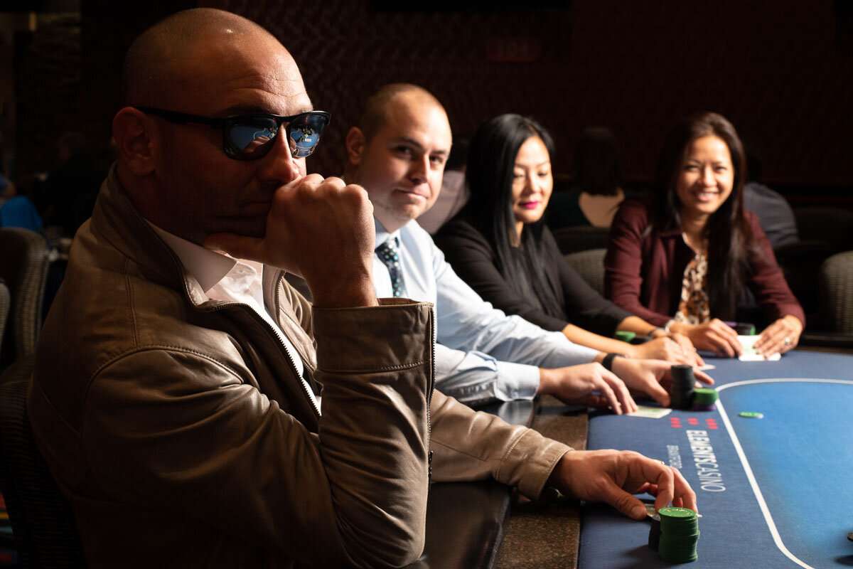 Players showing their poker faces ©robert lowdon