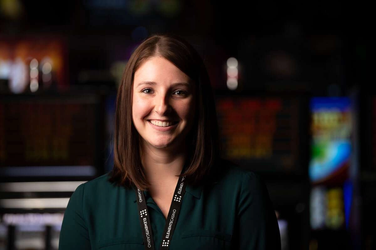 Staff member on casino floor © robert lowdon