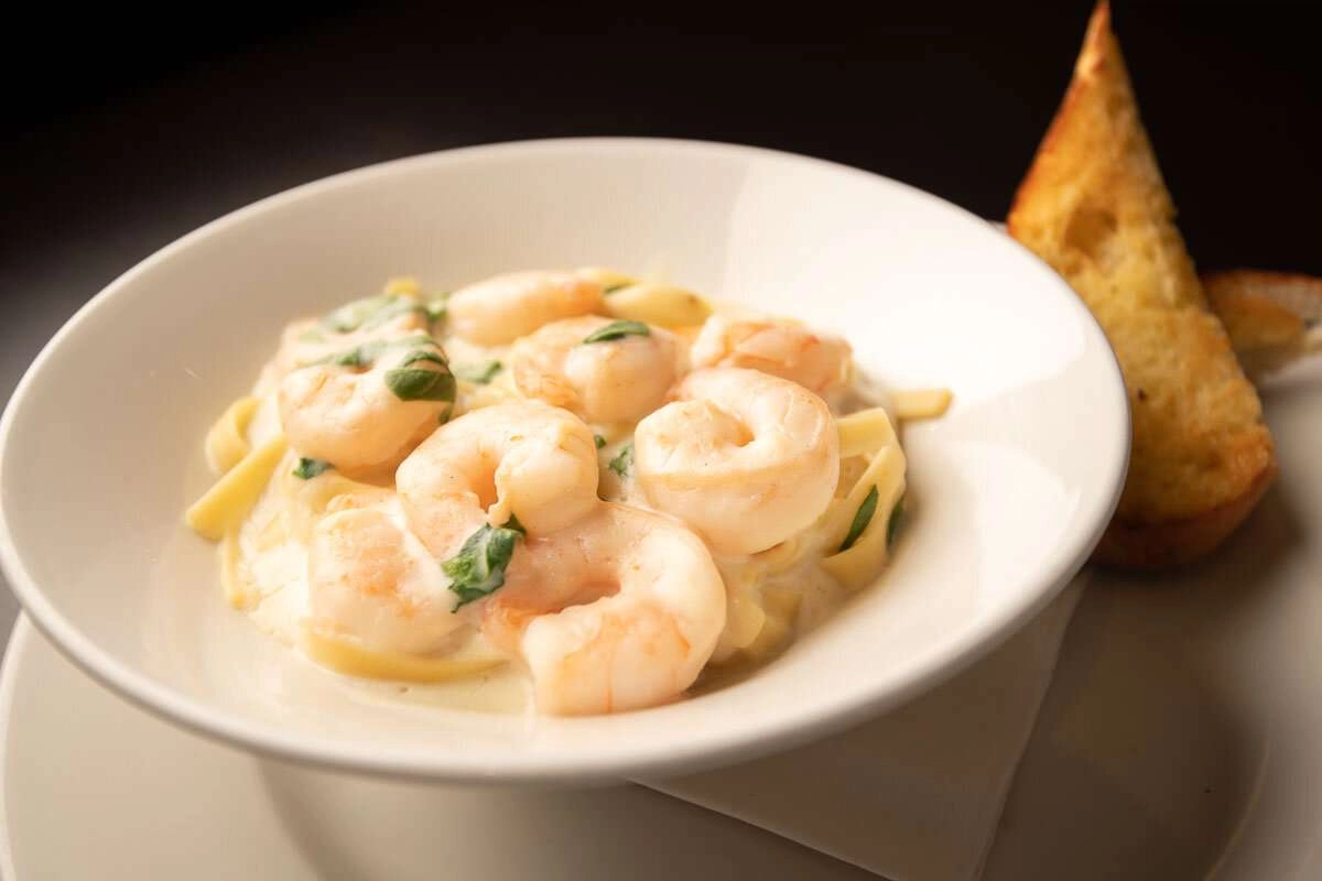 Plated meal featuring restaurant food for advertising. ©robert lowdon