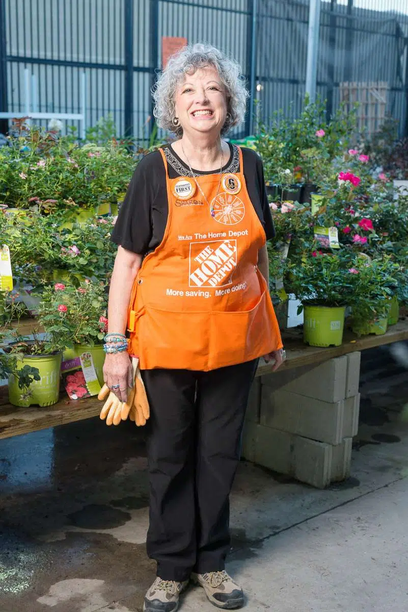 Editorial Portraits For The Home Depot - 5 Image Asset Using lighting to make the subject pop out of the background. © robert lowdon