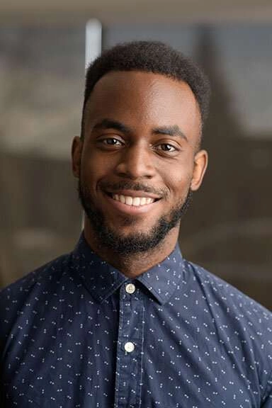Headshot photographed in office for an air forwarding company