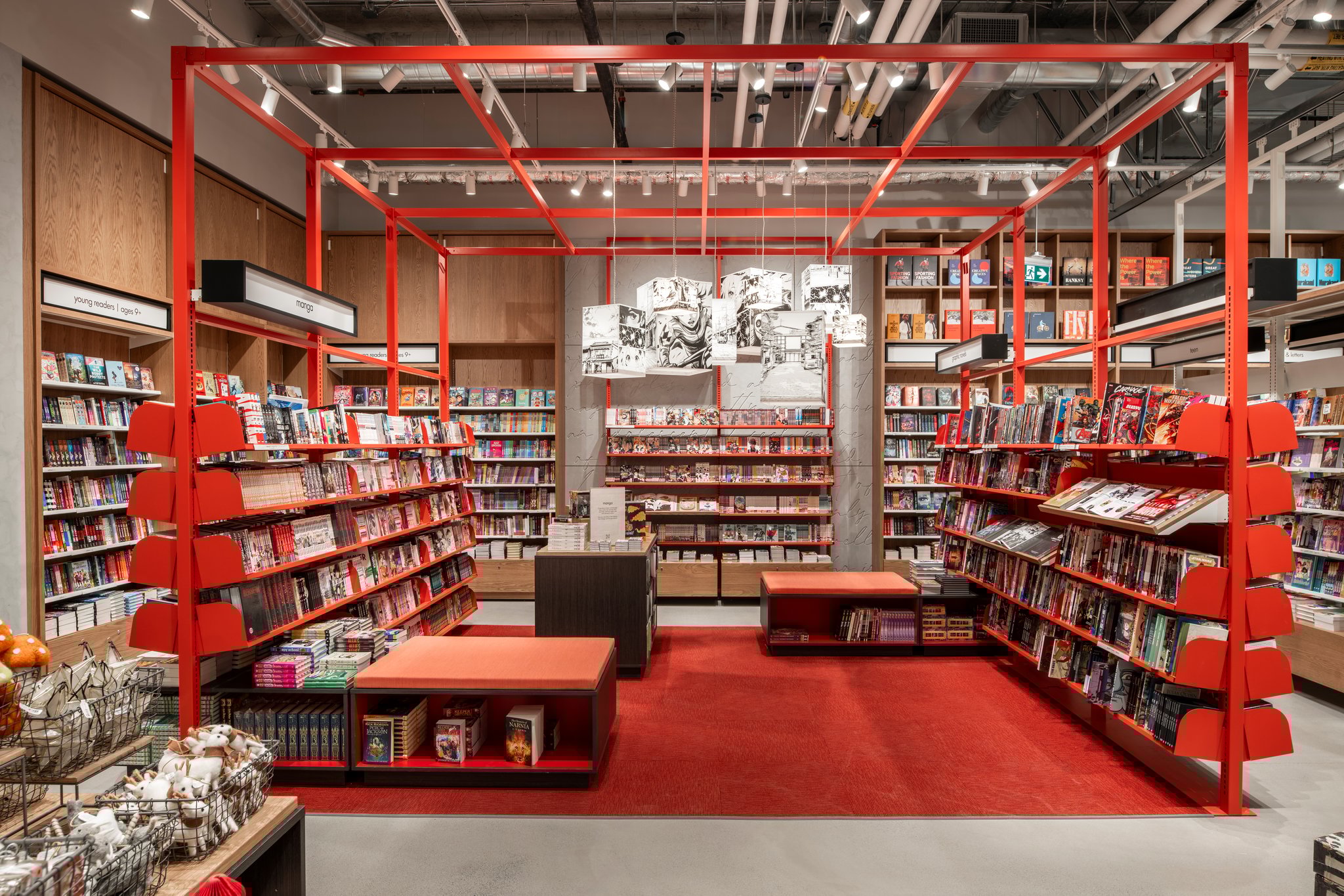 The following is a case study about an architectural photography project we completed for chandos construction, a canadian general contractor and construction project management company. The project took place at the brand new indigo store that opened in the fall of 2023 at the new luxury shopping complex in toronto, the well.