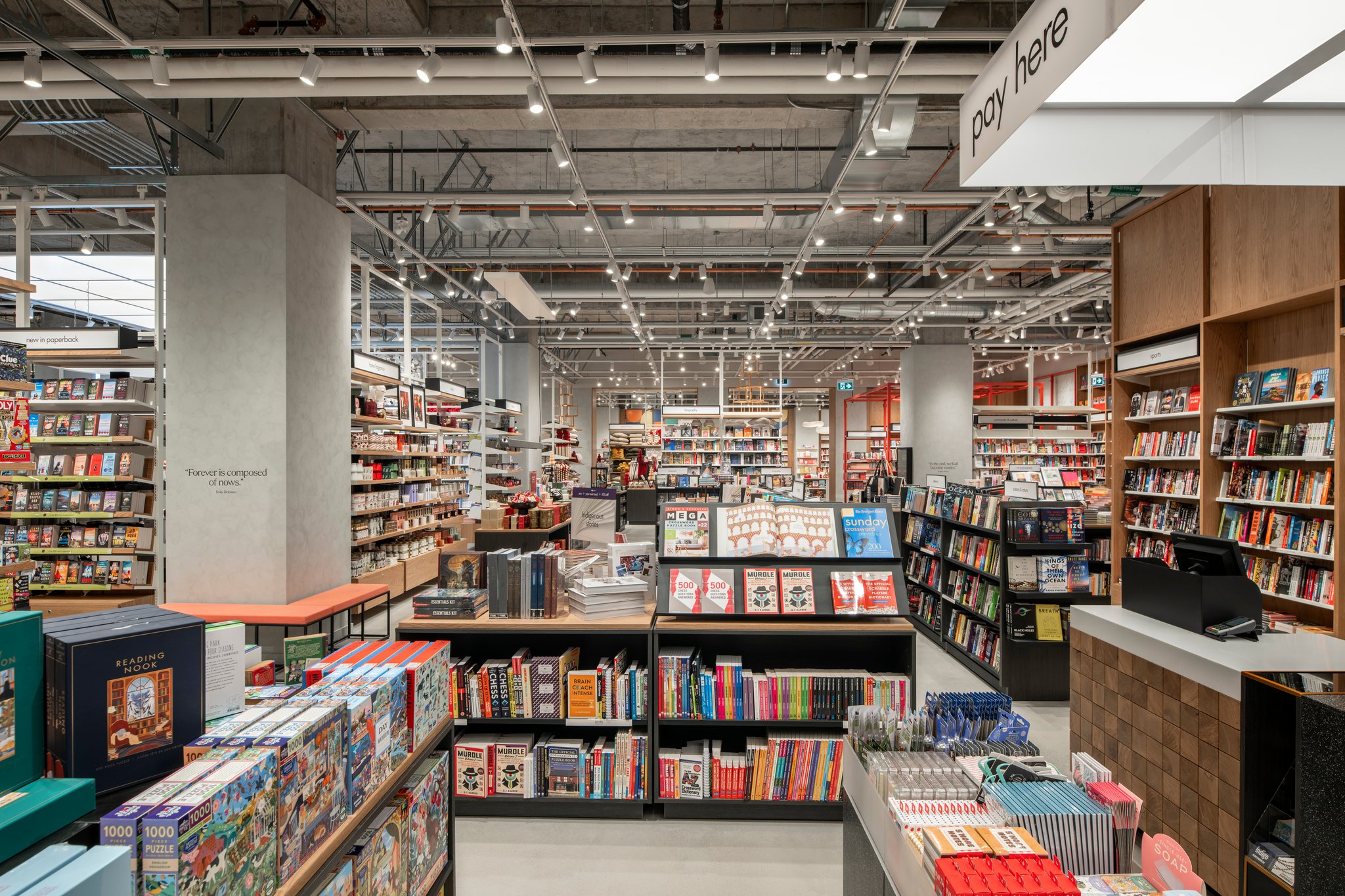 architectural photography for indigo store