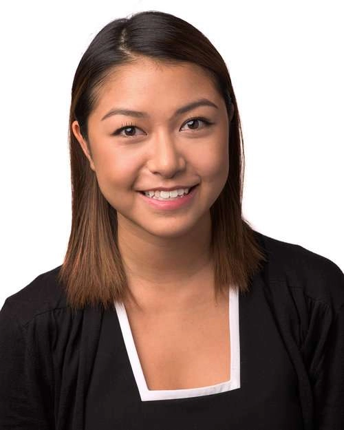 Headshot photographed on white background