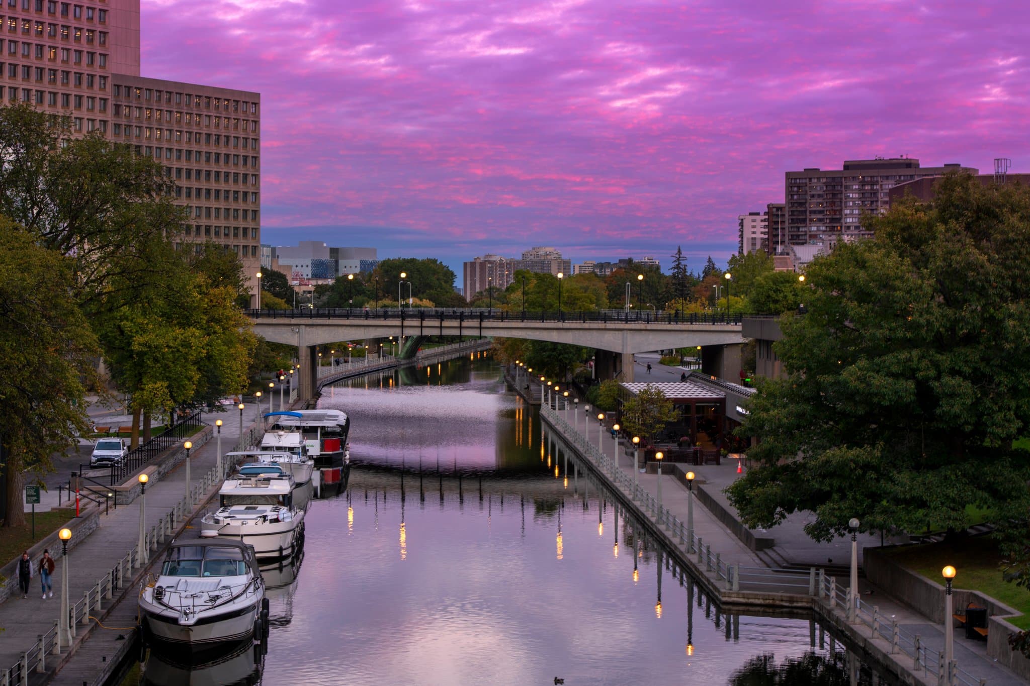 Rideau canal used for marketing images