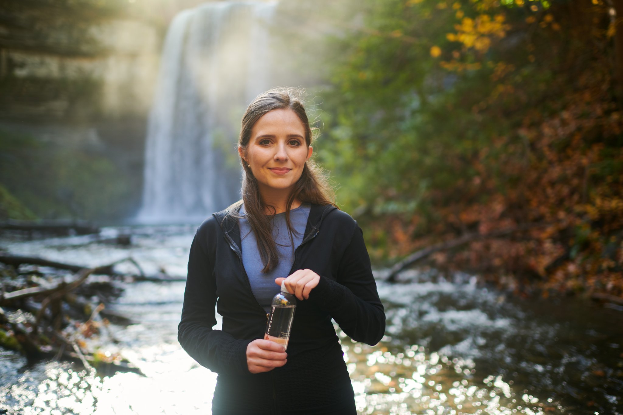 images for email newsletters, featuring an eye catching waterfall