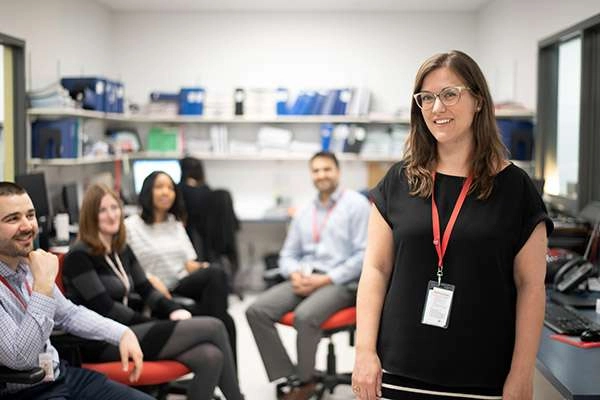 Photographing A Large Medical Research Facility - Dsc 8025Copy A researcher with her team.