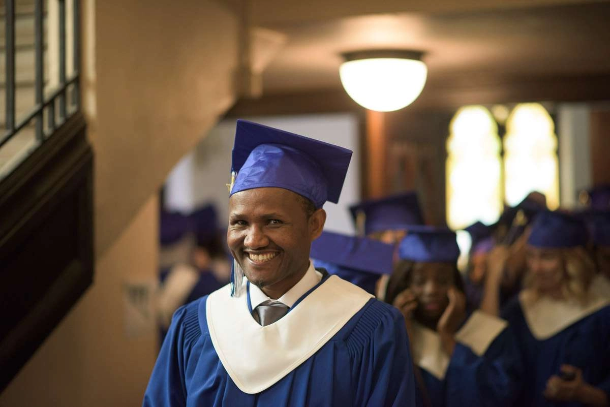 Editorial Photography For Cdi College - Editorial Photgrapher Robert Lowdon Cdi 4 This medium close-up shot focuses on a graduate’s facial expression. Photographs of individual students help to illustrate the personalized experience offered to cdi students.