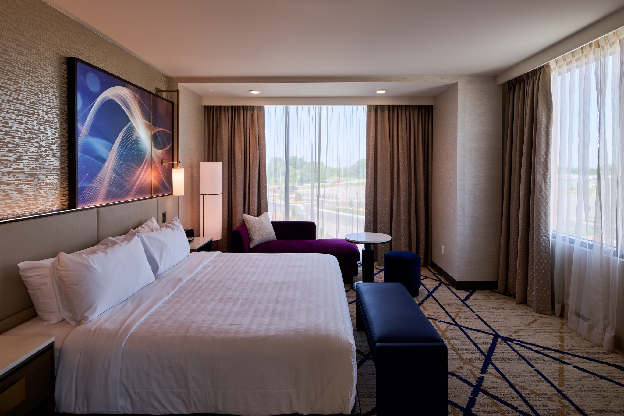 The follow is a case study about a casino photography project we completed for ellisdon of the hard rock hotel & casino in ottawa, ontario. Ellisdon is a leading global construction services company, who we have worked with on a number of architectural projects, including the world exchange plaza, the h coats building, and carleton university - all in ottawa, ontario. Ellisdon, the general contractor for the project of the rebranded hard rock hotel & casino, formally known as the rideau carlton casino, commissioned us to take architectural images of the finished project prior to their grand opening to the public.