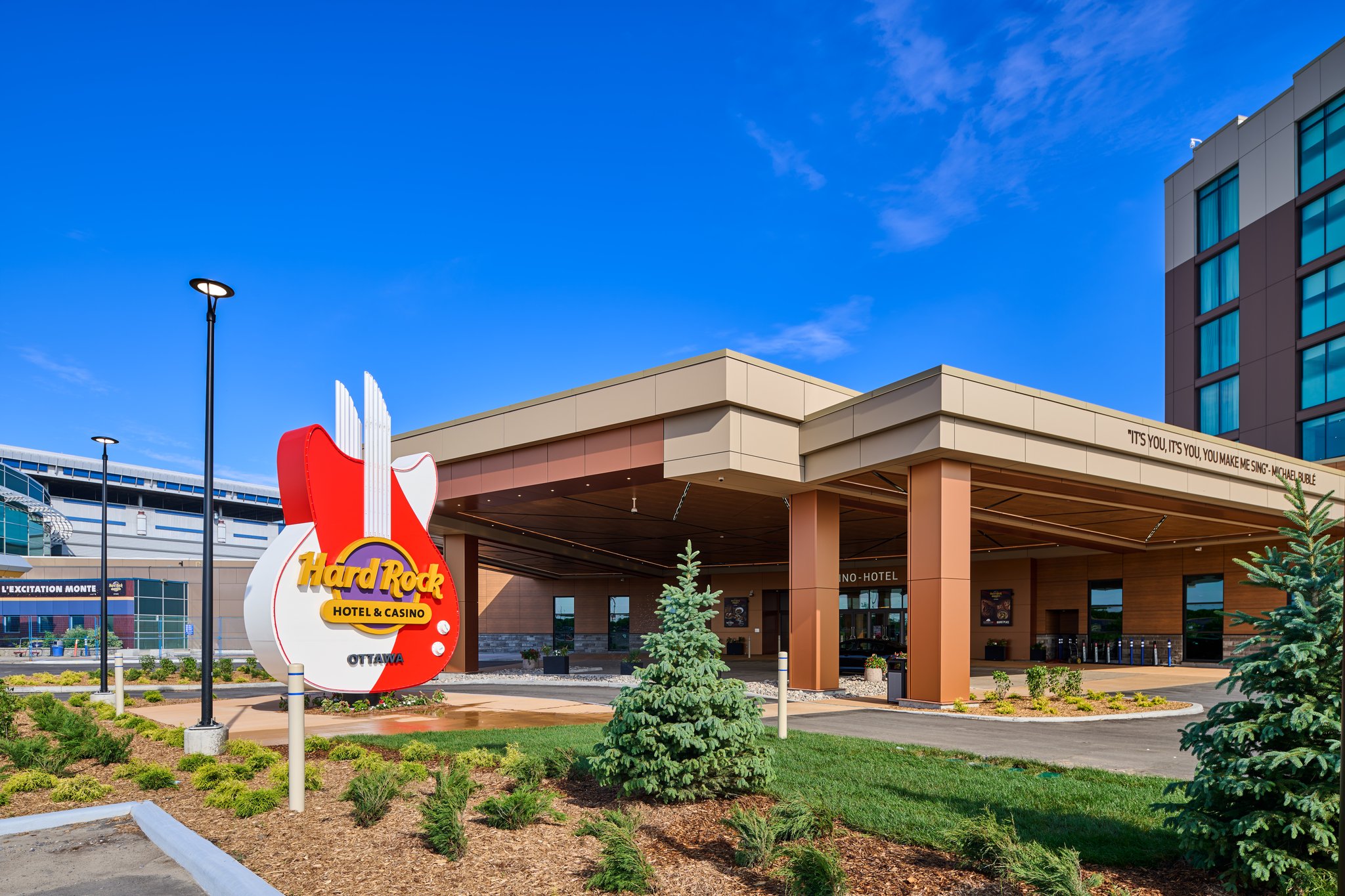 The follow is a case study about a casino photography project we completed for ellisdon of the hard rock hotel & casino in ottawa, ontario. Ellisdon is a leading global construction services company, who we have worked with on a number of architectural projects, including the world exchange plaza, the h coats building, and carleton university - all in ottawa, ontario. Ellisdon, the general contractor for the project of the rebranded hard rock hotel & casino, formally known as the rideau carlton casino, commissioned us to take architectural images of the finished project prior to their grand opening to the public.