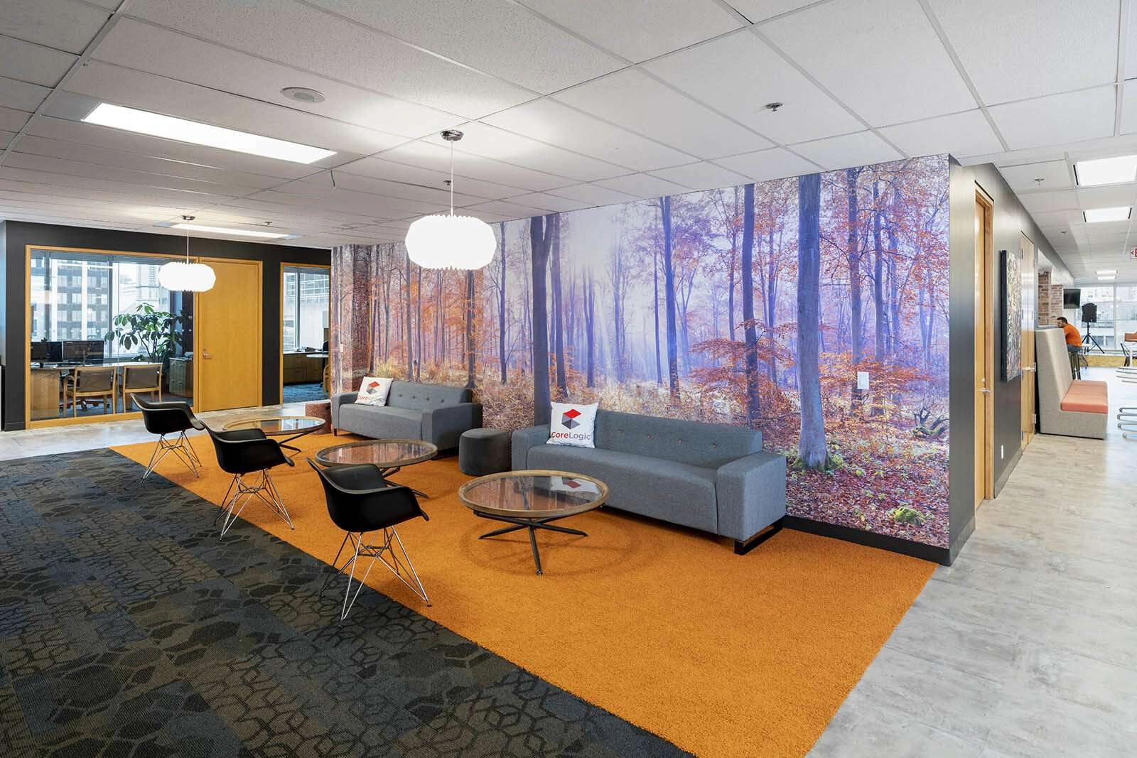 Core logic is a data driven company offering information for the property sector. Think information for real estate. I was tasked with photographing their new office in toronto’s downtown core for chameleon business interiors.