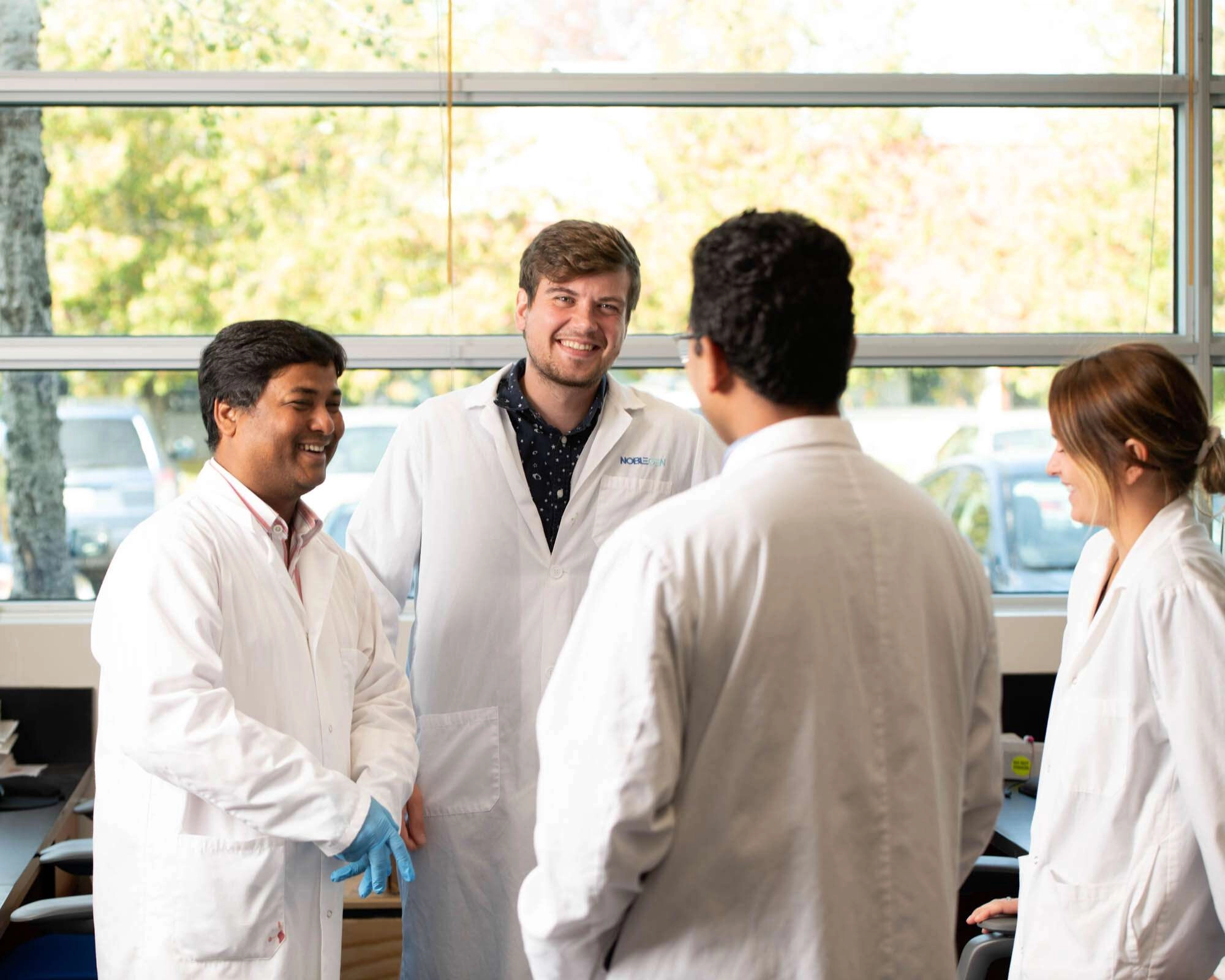 The following is a case study about a laboratory photography project we completed in 2020 for noblegen inc. (now solar bio tech), an advanced digital biology company within the food and agriculture industry. Our client commissioned us to capture hero images of their employees, as well as interesting and unique images of their lab and equipment. Through their rapid growth as a company, they wanted the images to highlight their innovation in the industry, as well as how they are influencing the future of food and agriculture.