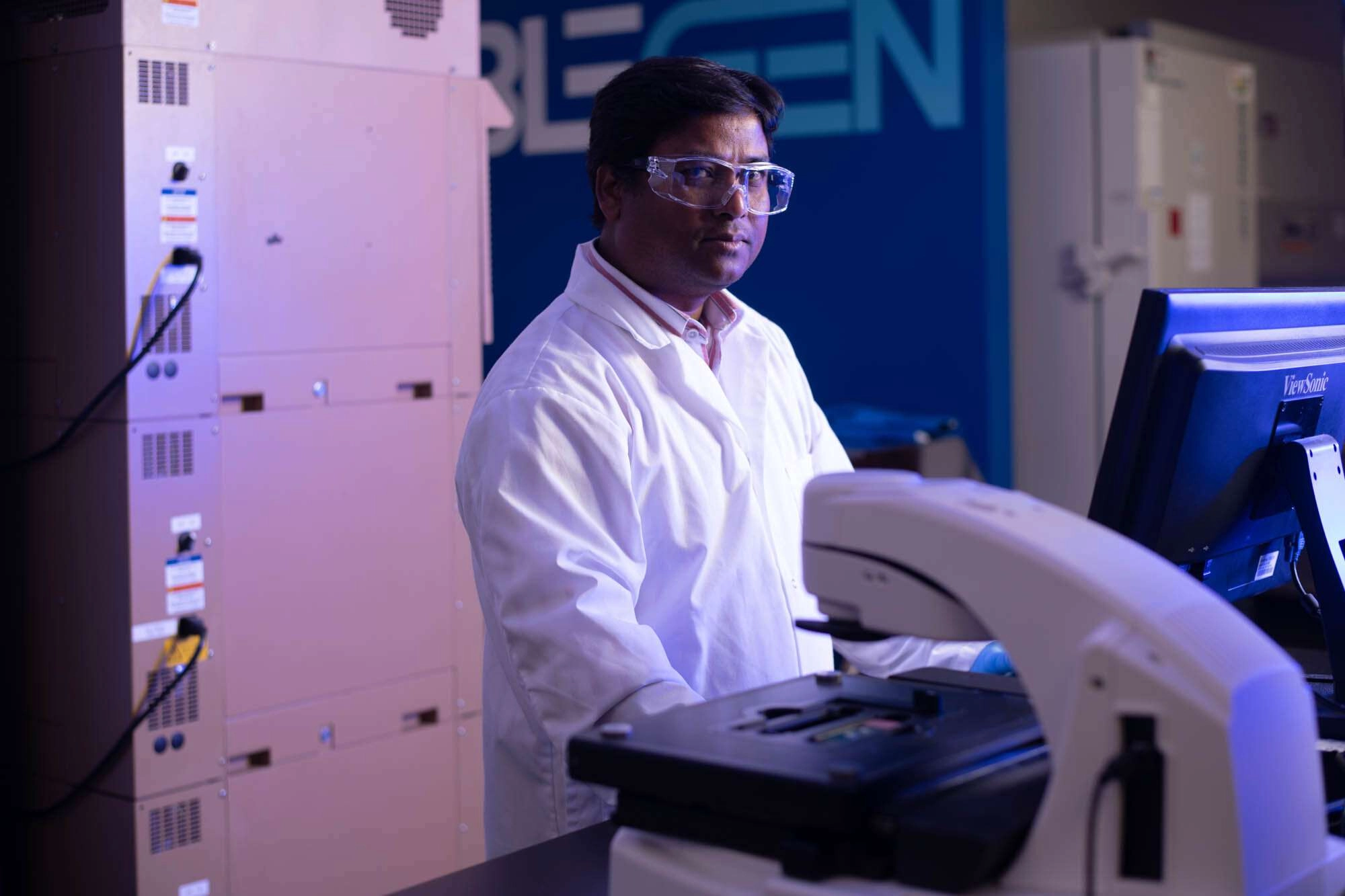 The following is a case study about a laboratory photography project we completed in 2020 for noblegen inc. (now solar bio tech), an advanced digital biology company within the food and agriculture industry. Our client commissioned us to capture hero images of their employees, as well as interesting and unique images of their lab and equipment. Through their rapid growth as a company, they wanted the images to highlight their innovation in the industry, as well as how they are influencing the future of food and agriculture.