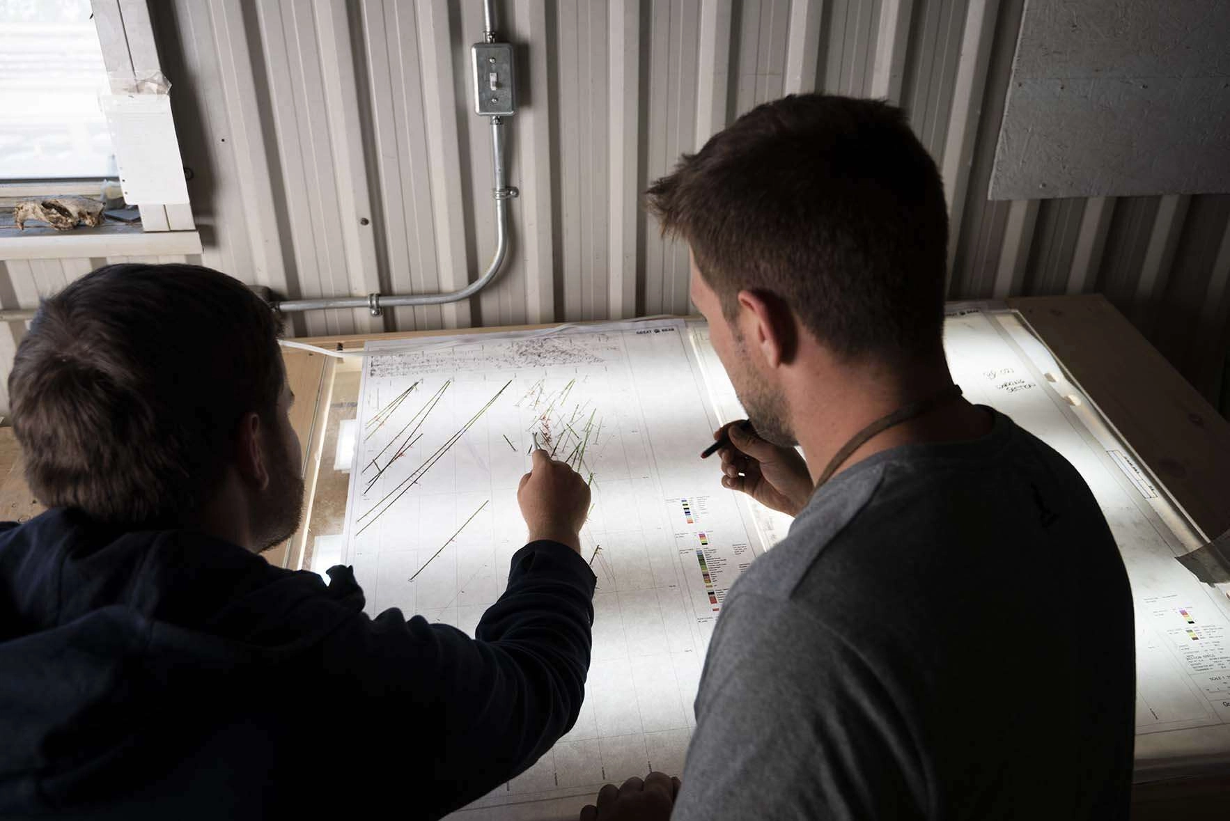 Mapping drilling site. © robert lowdon