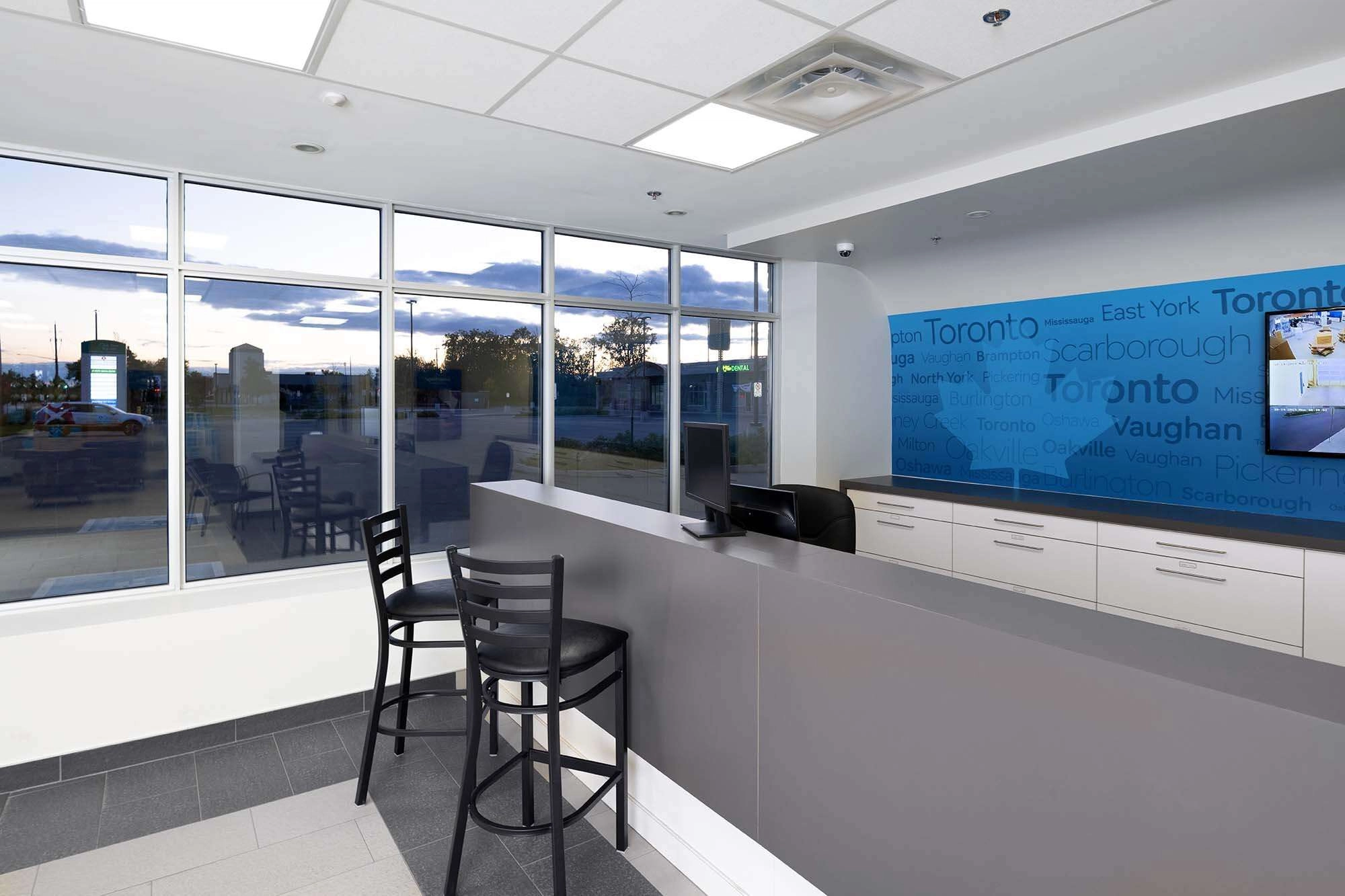 Front counter close up.