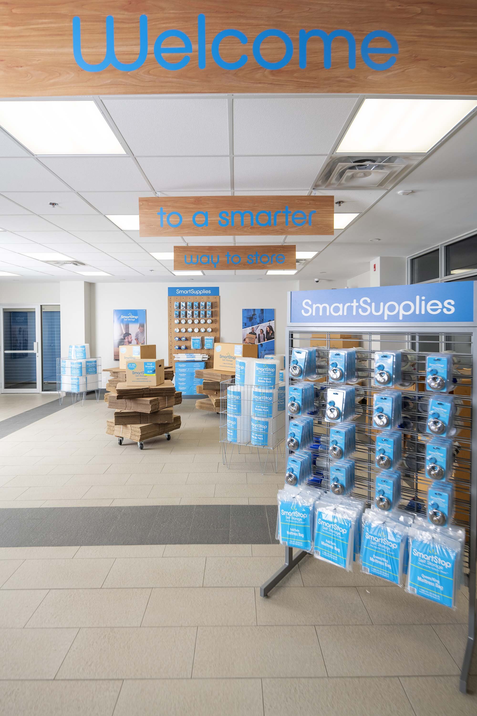 Store features and displays.