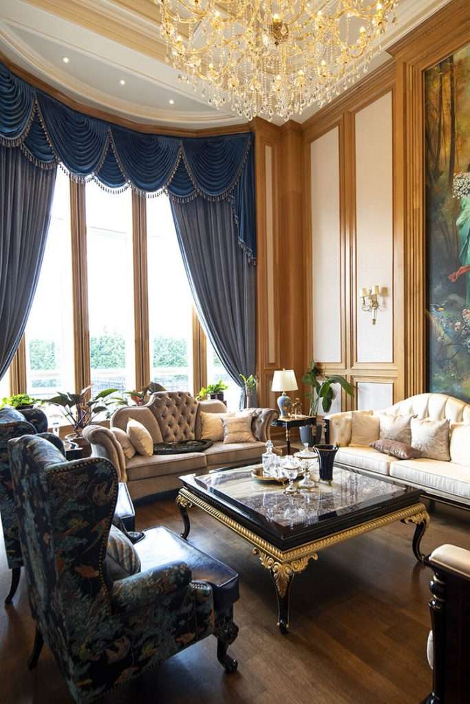 This comfortable living room is perfect for relaxing in. The soft colors and stylish furniture make it a great place to escape the hustle and bustle of everyday life.