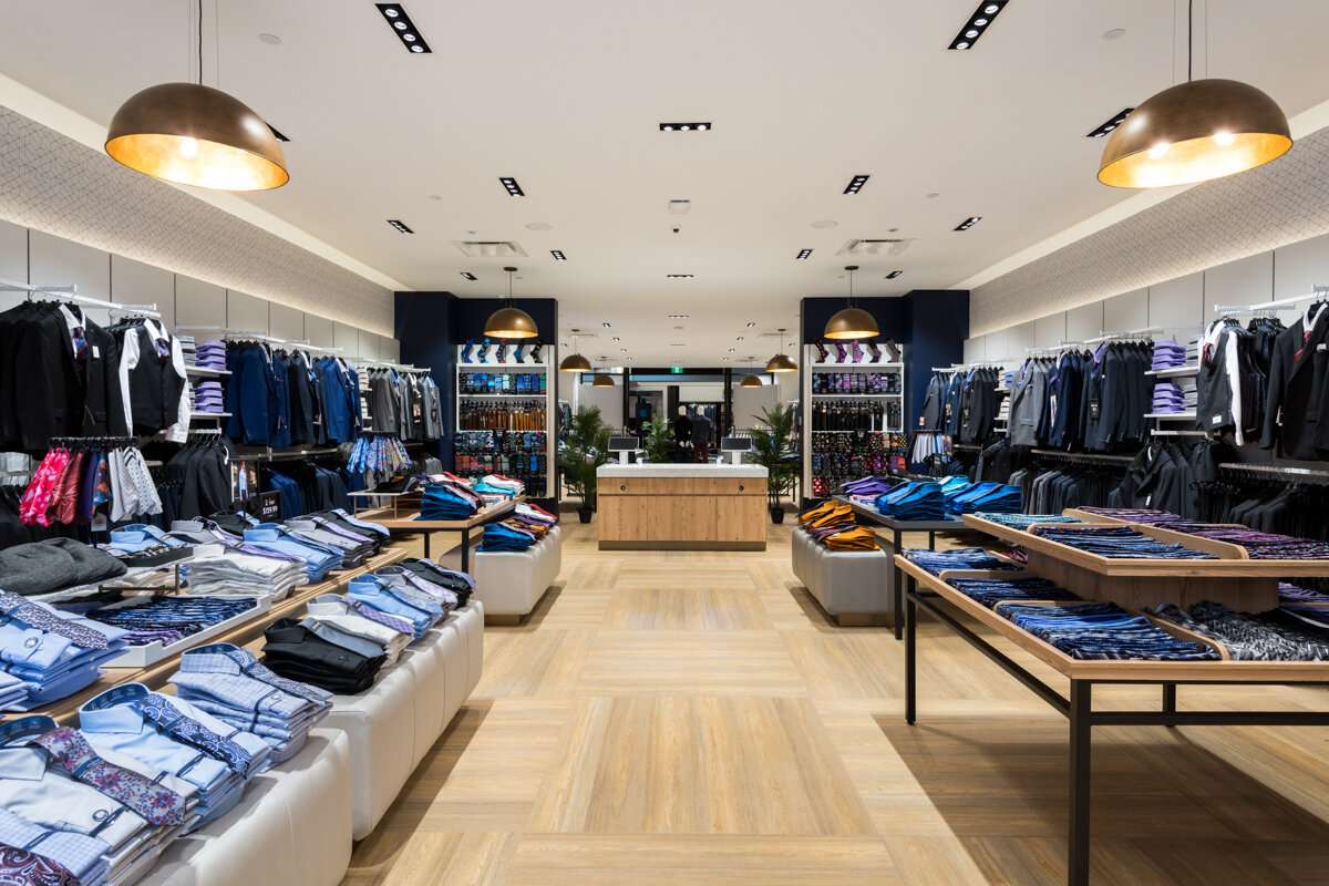 Back of store facing front.