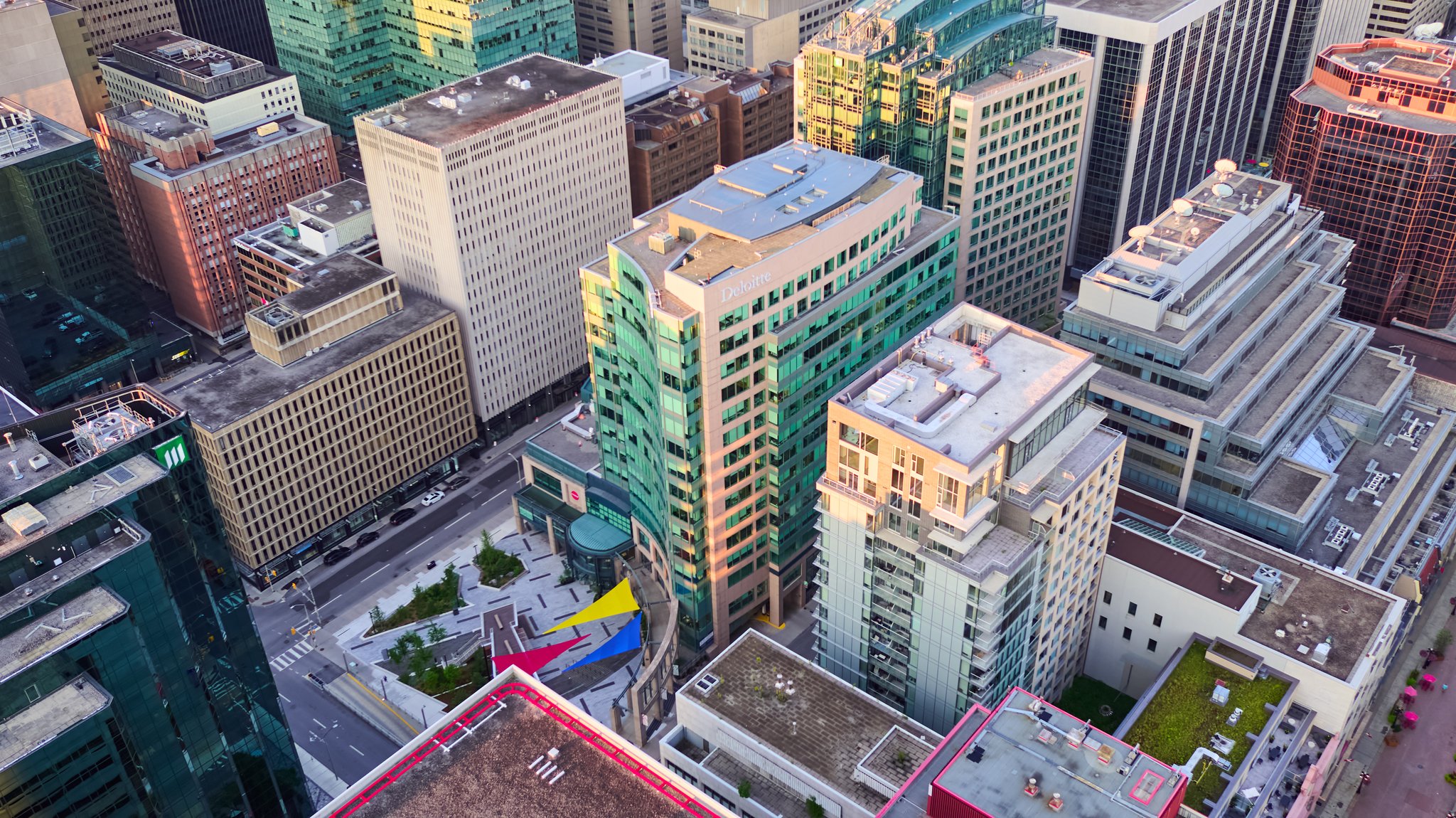 The following is a case study about an architectural mall photography project we completed for ellisdon, a leading global construction services company. They recently completed a renovation at the world exchange plaza in ottawa, and we were tasked with completing photography of the refresh, along with drone photography of the exterior.