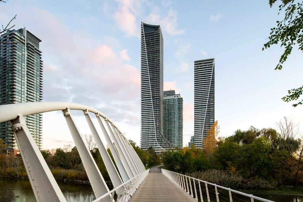 Etobicoke walking bridge